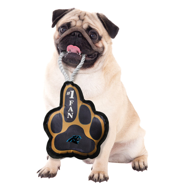 Littlearth Carolina Panthers Super Fan Pet Toy