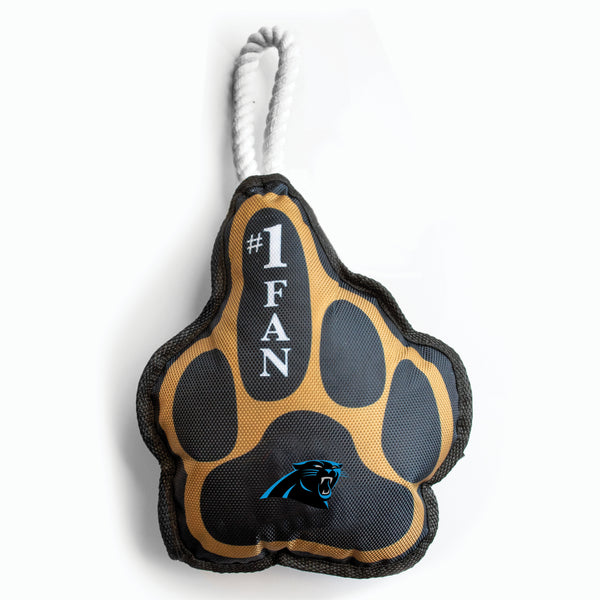 littlearth Carolina Panthers Super Fan Pet Toy