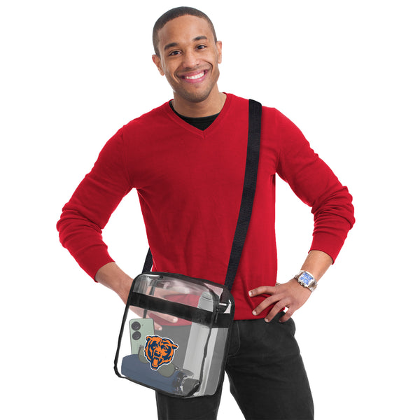 Littlearth Chicago Bears Clear Carryall Crossbody