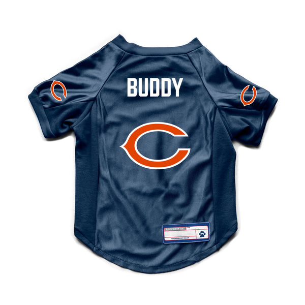 littlearth Chicago Bears Custom Pet Stretch Jersey