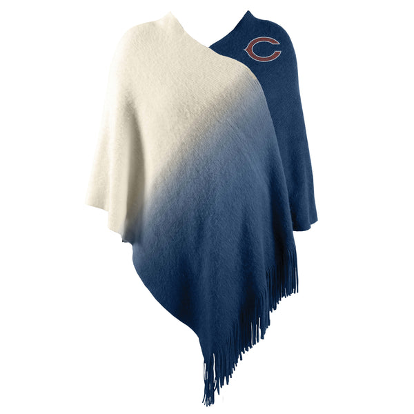 littlearth Chicago Bears Dip Dye Poncho