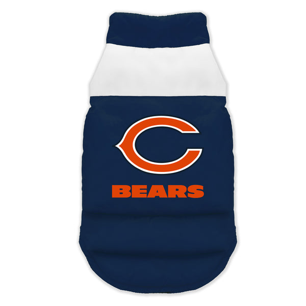 littlearth Chicago Bears Pet Parka Puff Vest