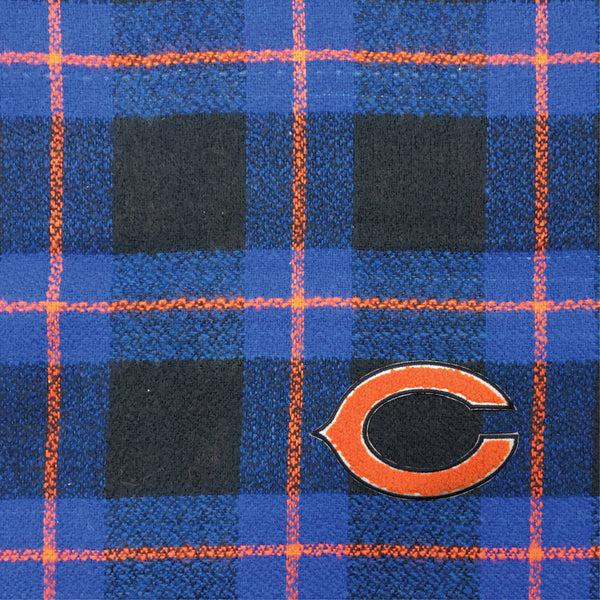 Littlearth Chicago Bears Plaid Blanket Scarf