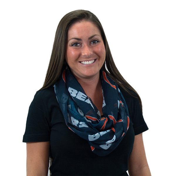 Littlearth Chicago Bears Sheer Infinity Scarf