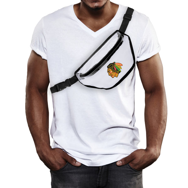 Littlearth Chicago Blackhawks Clear Fanny Pack
