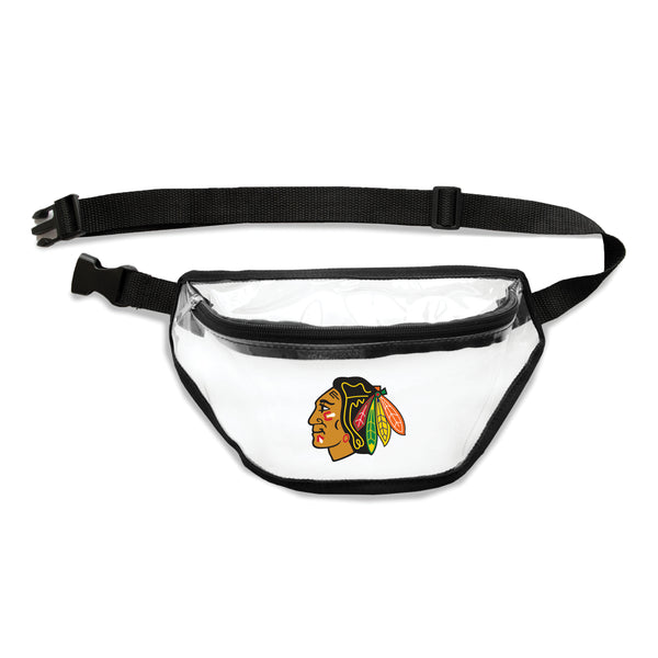 littlearth Chicago Blackhawks Clear Fanny Pack