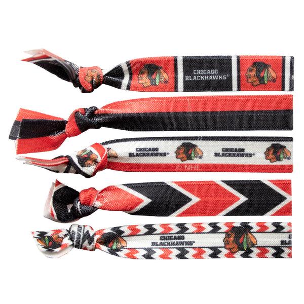 littlearth Chicago Blackhawks Knotted Hair Tie
