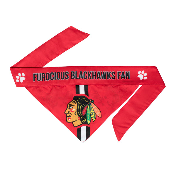 littlearth Chicago Blackhawks Pet Bandana