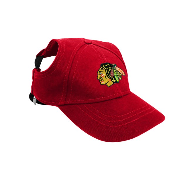 littlearth Chicago Blackhawks Pet Baseball Hat