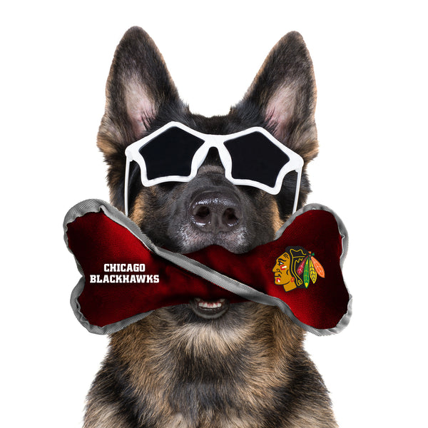 Littlearth Chicago Blackhawks Pet Tug Bone