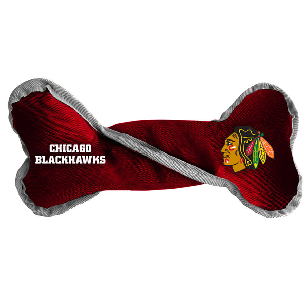 littlearth Chicago Blackhawks Pet Tug Bone