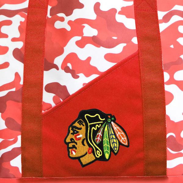 Littlearth Chicago Blackhawks Super-Duty Camo Tote