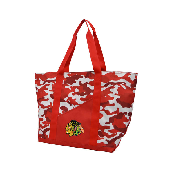 littlearth Chicago Blackhawks Super-Duty Camo Tote