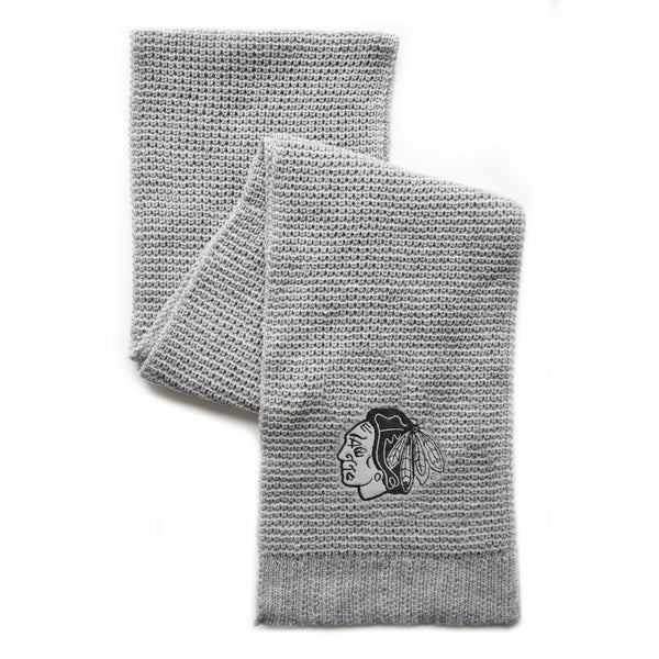 littlearth Chicago Blackhawks Waffle Scarf