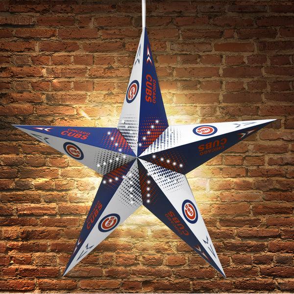 littlearth Chicago Cubs Star Lantern