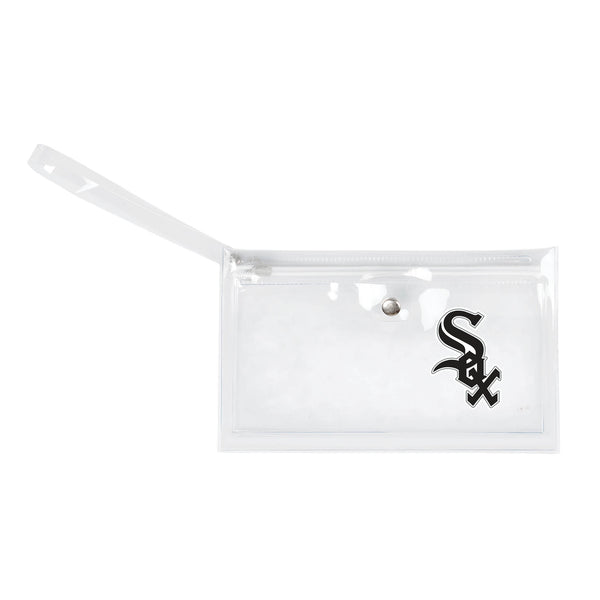 littlearth Chicago White Sox Clear Ticket Wristlet