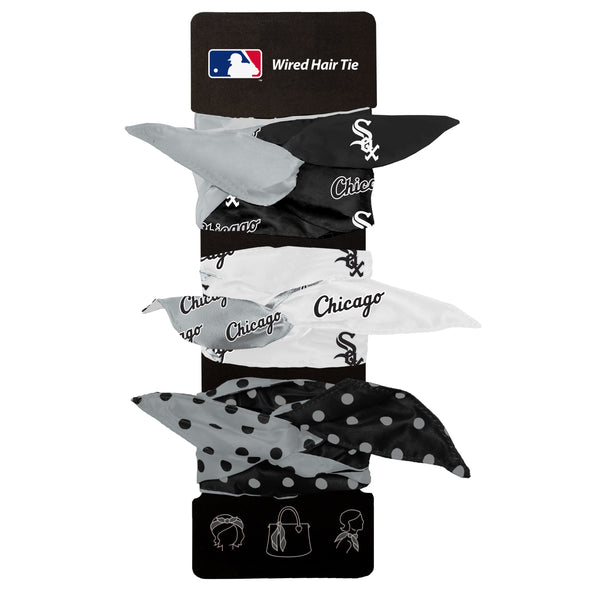 littlearth Chicago White Sox Wired Hair Tie