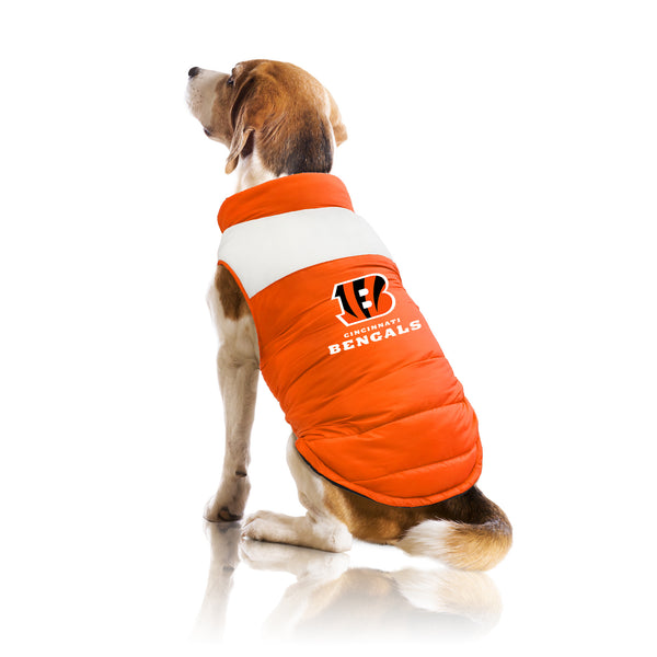 Littlearth Cincinnati Bengals Pet Parka Puff Vest