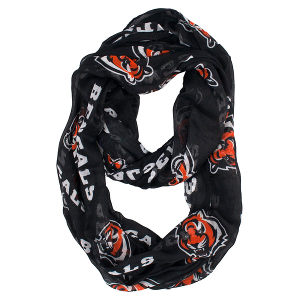 littlearth Cincinnati Bengals Sheer Infinity Scarf