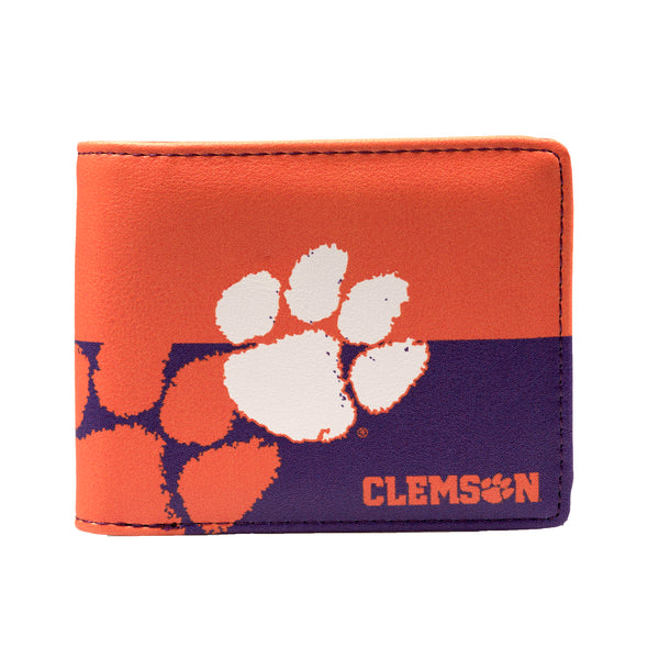 littlearth Clemson University Bi-Fold Wallet