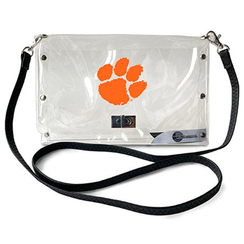 littlearth Clemson University Clear Envelope Purse