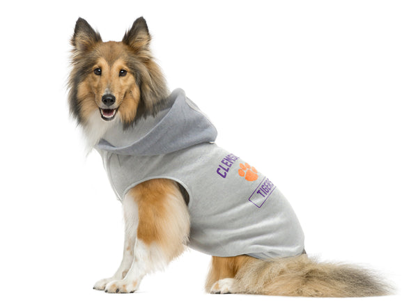 Littlearth Clemson University Pet Hooded Crewneck