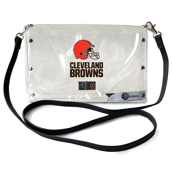 littlearth Cleveland Browns Clear Envelope Purse
