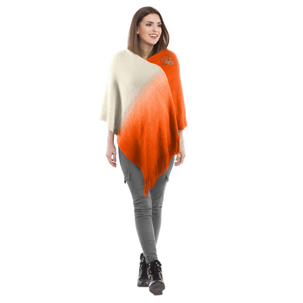 Littlearth Cleveland Browns Dip Dye Poncho
