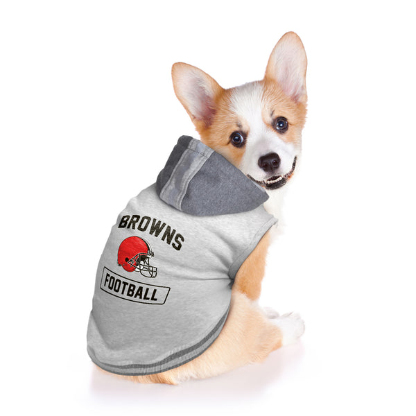 Littlearth Cleveland Browns Pet Hooded Crewneck