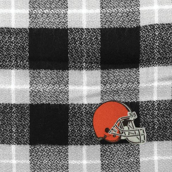 Littlearth Cleveland Browns Plaid Blanket Scarf