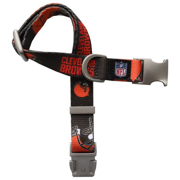 littlearth Cleveland Browns Premium Pet Collar