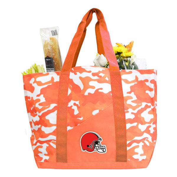 Littlearth Cleveland Browns Super-Duty Camo Tote