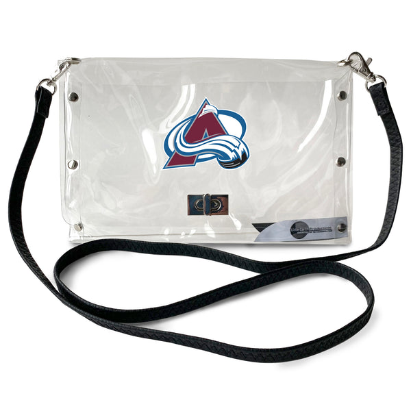 littlearth Colorado Avalanche Clear Envelope Purse