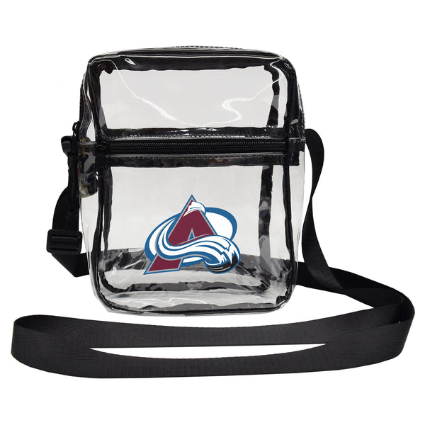 littlearth Colorado Avalanche Clear Sideline Purse