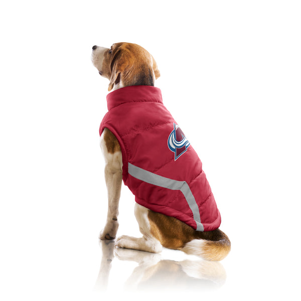 Littlearth Colorado Avalanche Pet Puffer Vest