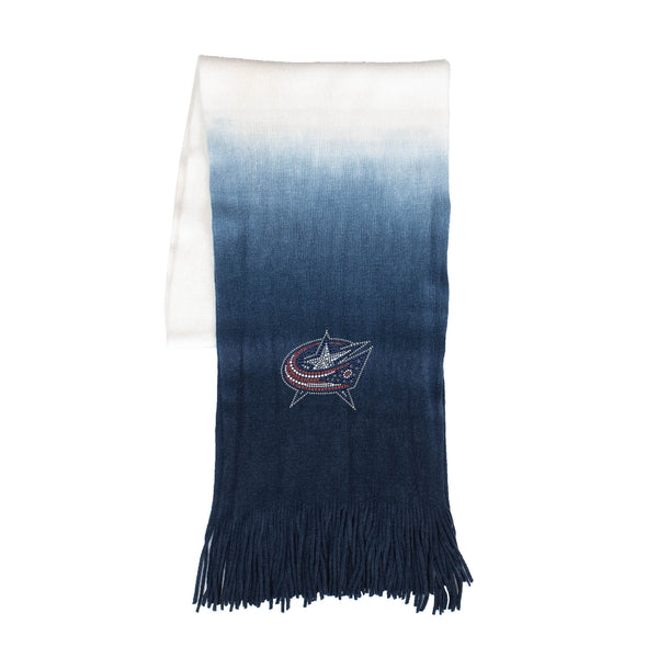 littlearth Columbus Blue Jackets Dip Dye Scarf