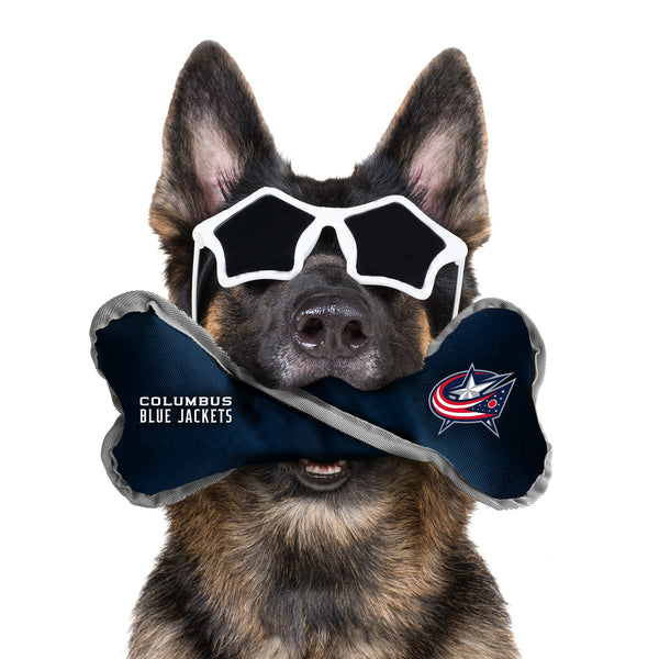 Littlearth Columbus Blue Jackets Pet Tug Bone