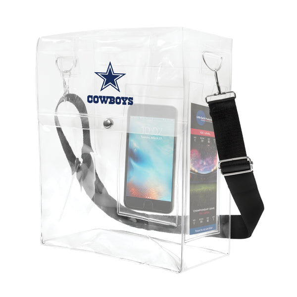 Littlearth Dallas Cowboys Clear Ticket Satchel