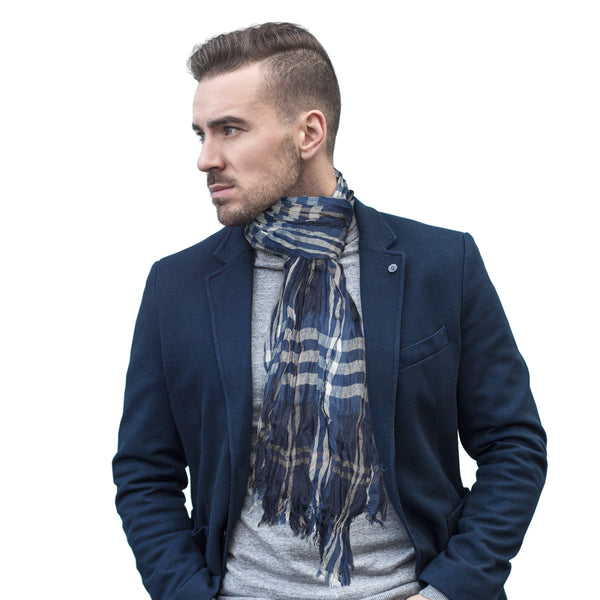 Littlearth Dallas Cowboys Crinkle Scarf Plaid