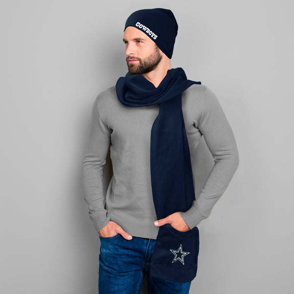Littlearth Dallas Cowboys Jimmy Bean 4 In 1 Scarf