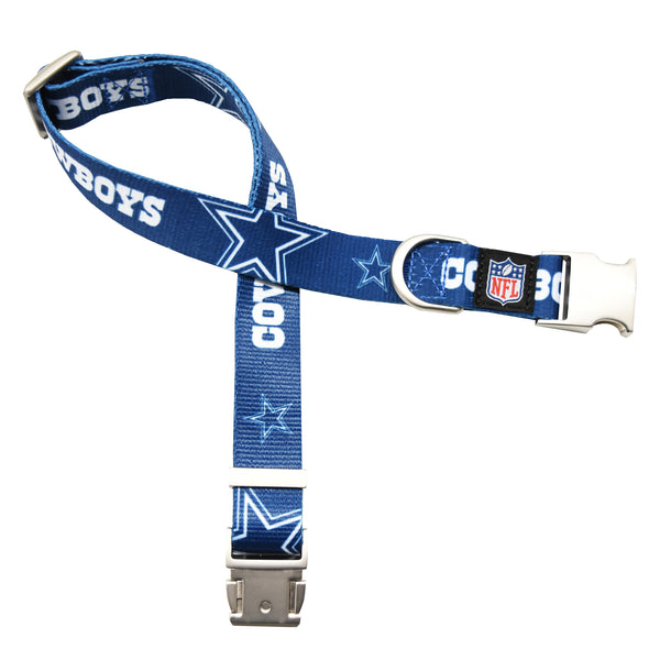 littlearth Dallas Cowboys Premium Pet Collar