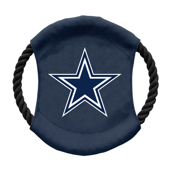 littlearth Dallas Cowboys Team Flying Disc Pet Toy