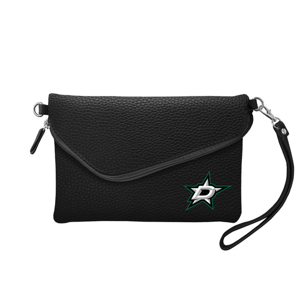 littlearth Dallas Stars Fold Over Crossbody Pebble