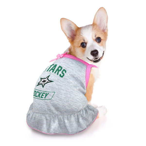 Littlearth Dallas Stars Pet Dress Grey Type