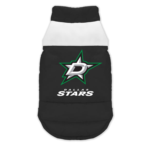 littlearth Dallas Stars Pet Parka Puff Vest
