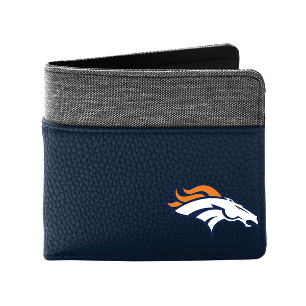 littlearth Denver Broncos Pebble BiFold Wallet