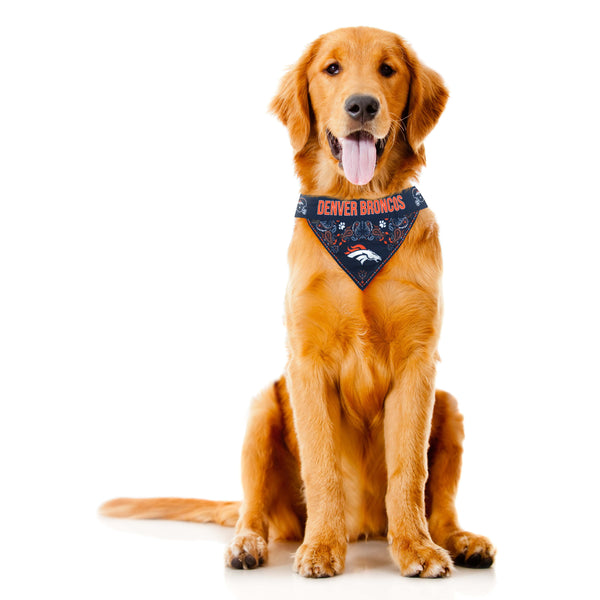 Littlearth Denver Broncos Pet Bandana