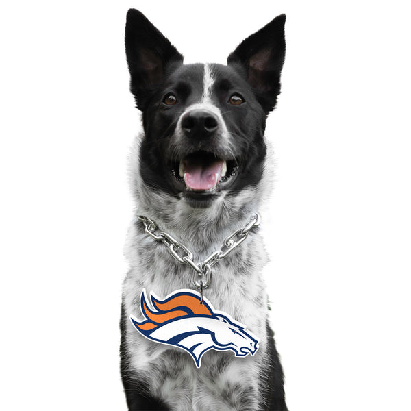littlearth Denver Broncos Pet Fan Chain