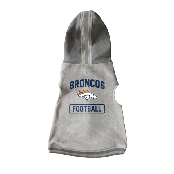 littlearth Denver Broncos Pet Hooded Crewneck