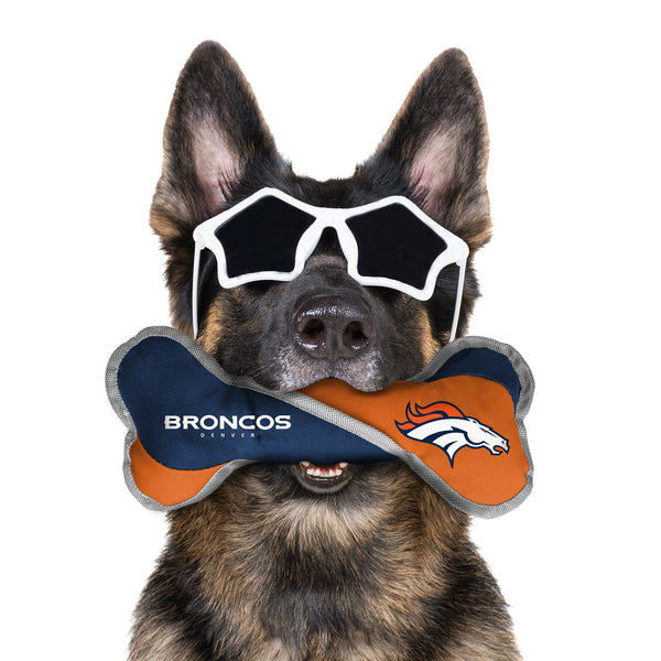 Littlearth Denver Broncos Pet Tug Bone